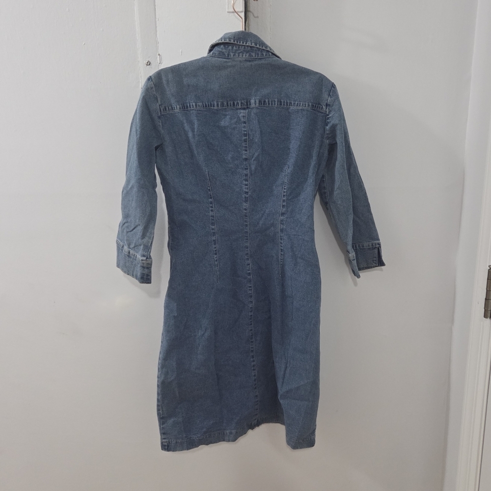 New York & Co. Denim Dress - Picture 2 of 5